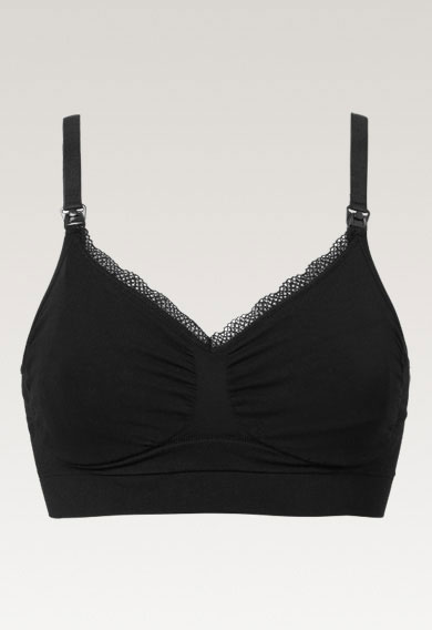 Wireless nursing bra - Black gallery