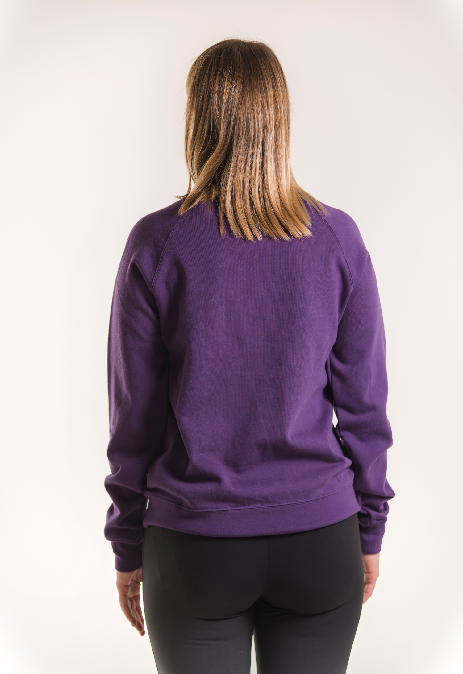 Thermal nursing sweatshirt - Midnight plum gallery