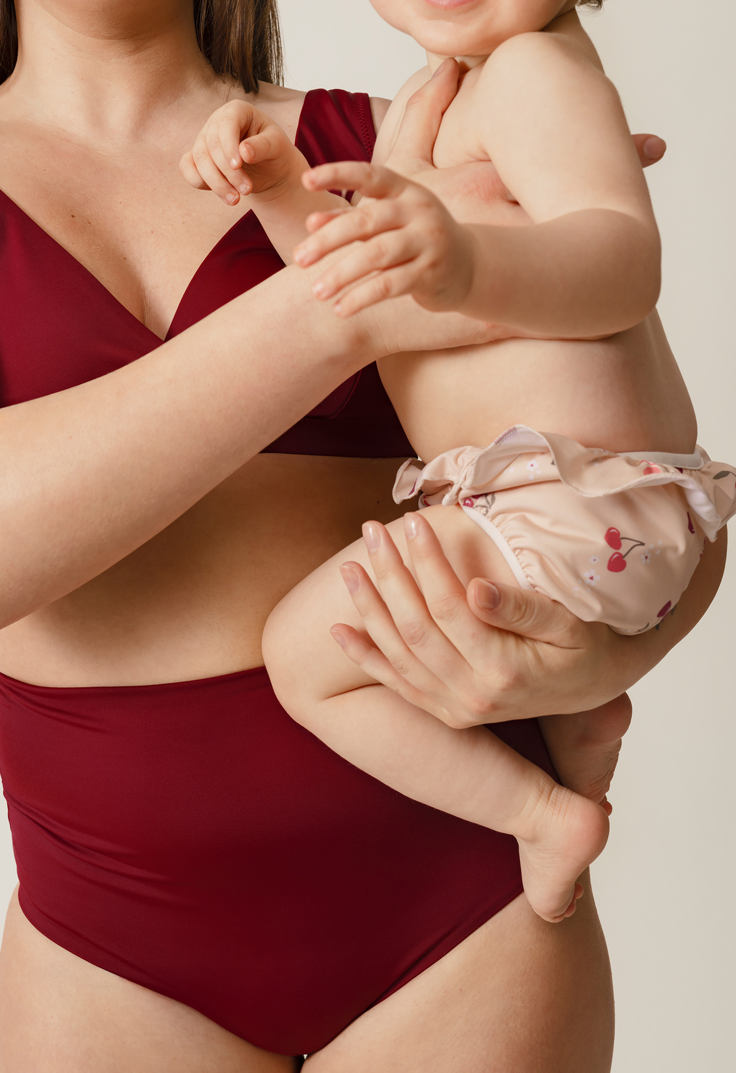 Swim Diaper, Cherry Frill gallery