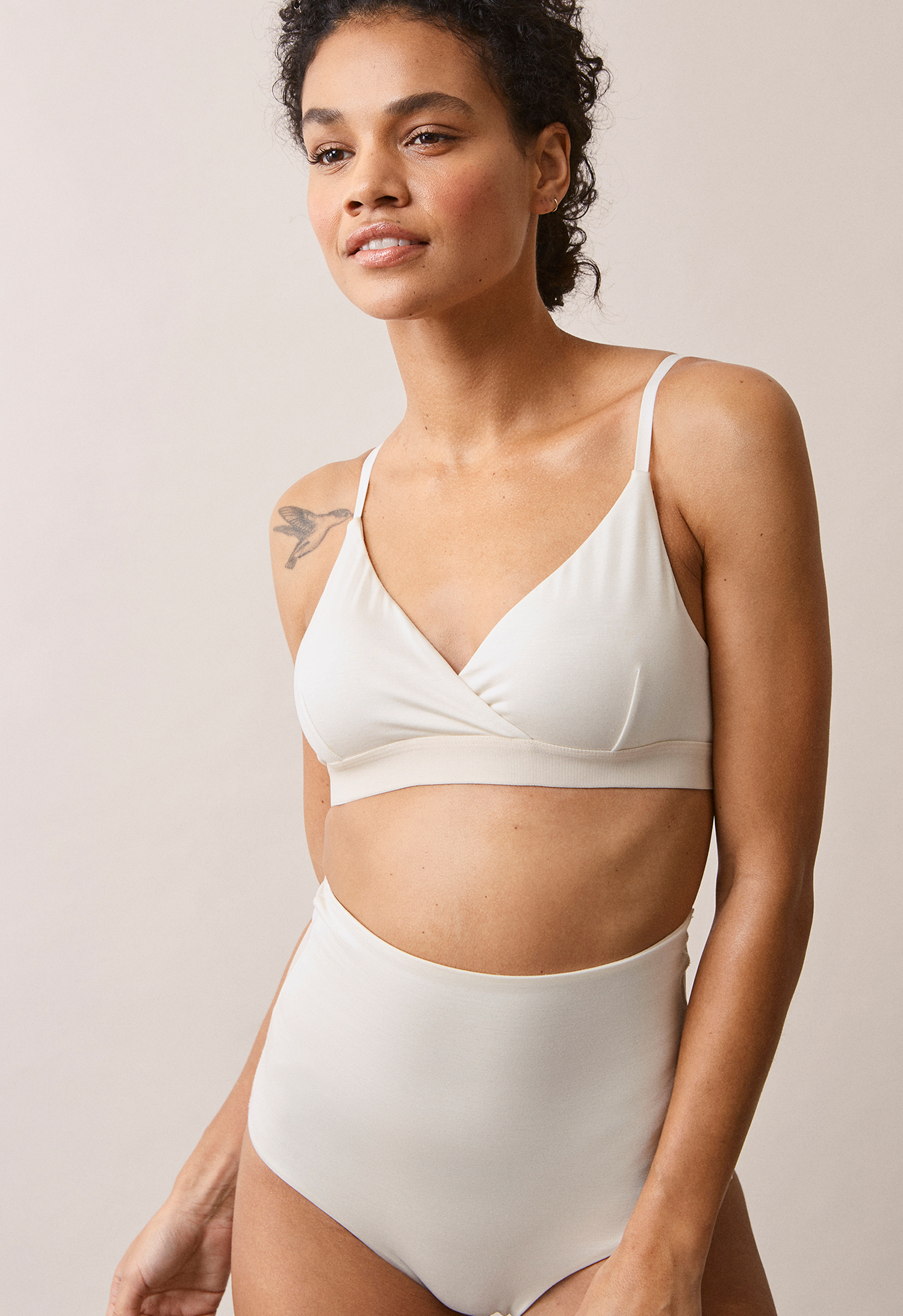 Nursing bralette - Tofu gallery