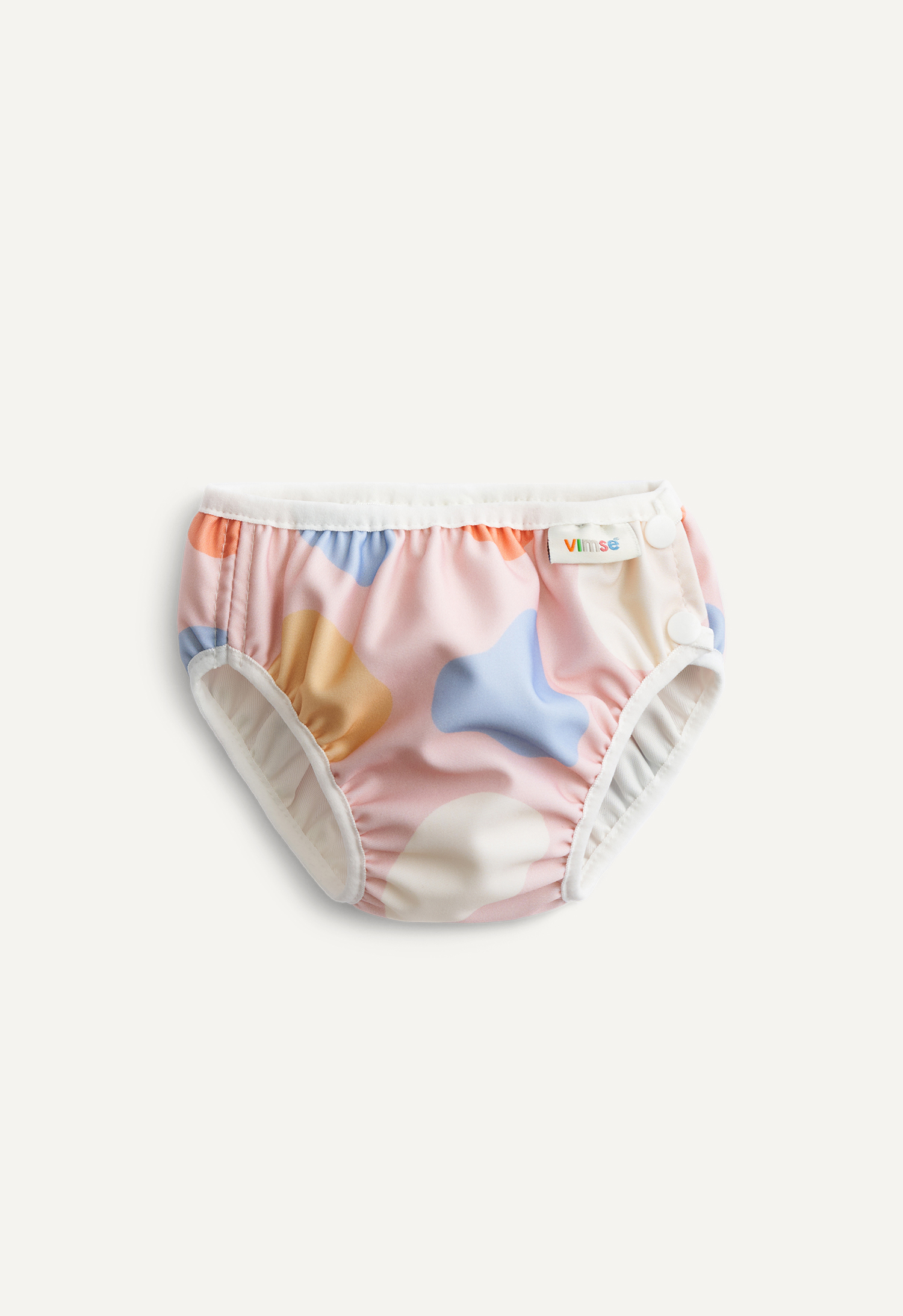 Swim Diaper, Pink shapes
