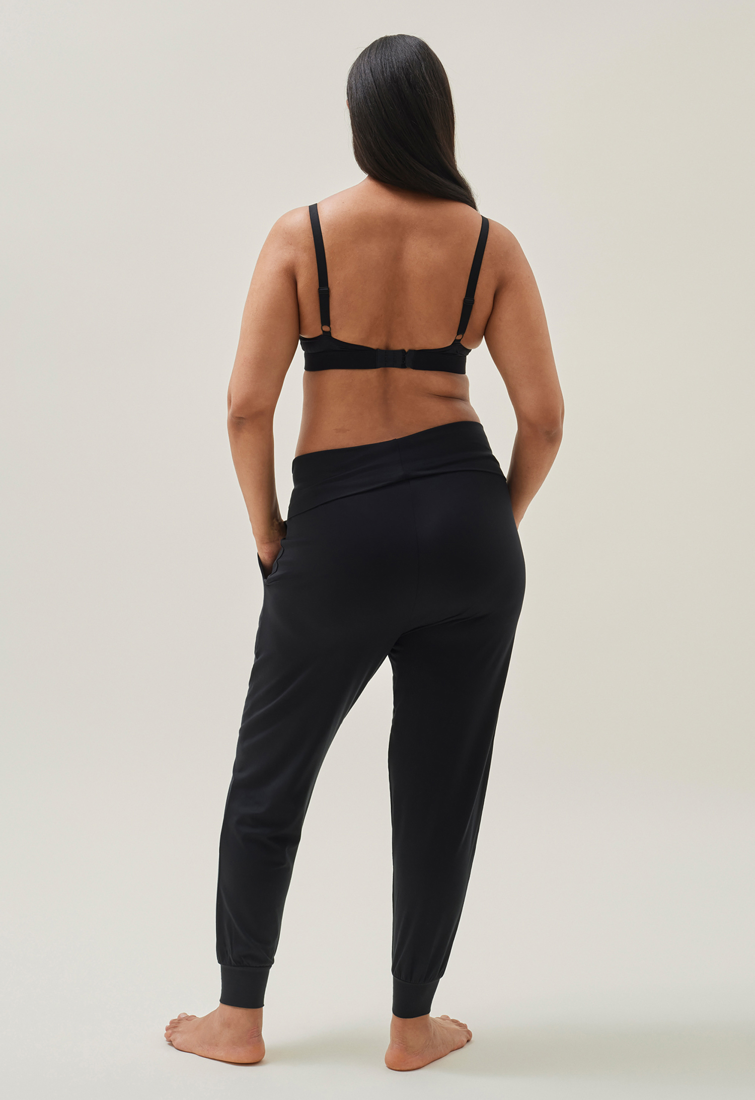 Soft maternity pants - Black1 gallery